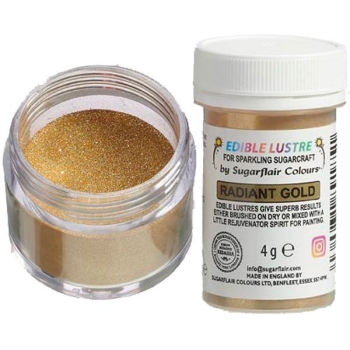 Edible Lustre - Radiant Gold - E171 Free